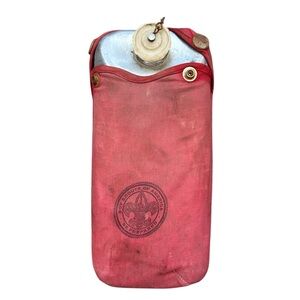 Vintage Boy Scouts of America BSA Camping Aluminum Canteen Red Cover